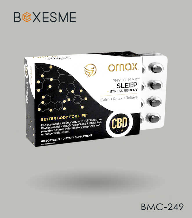 Custom CBD Capsules Boxes